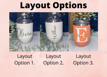 Load image into Gallery viewer, Personalised insulated tumbler| Stainless steel| Wine tumbler| Coffee travel mug| Customised tumbler| Gift| Teacher| Bridesmaid| Mother's Day