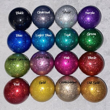 Load image into Gallery viewer, Christmas Babule | Glitter| Personalised | Gift | Christmas Ornament | Decoration | 80mm