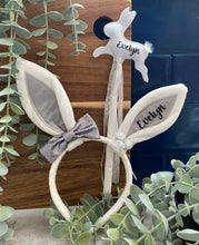 Load image into Gallery viewer, Personalised Easter Bunny Ears| Easter Gift| Easter| Personalised| Easter Headband| Bunny Ears