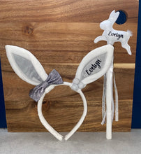 Load image into Gallery viewer, Personalised Easter Bunny Ears| Easter Gift| Easter| Personalised| Easter Headband| Bunny Ears