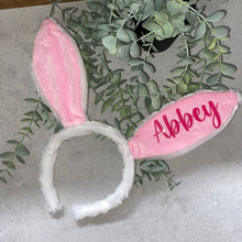 Load image into Gallery viewer, Personalised Easter Bunny Ears| Easter Gift| Easter| Personalised| Easter Headband| Bunny Ears