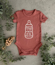 Load image into Gallery viewer, Baby Bodysuit - "I'll have a bottle of the house white"