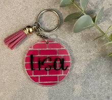 Load image into Gallery viewer, Personalized Acrylic Keychain | Key Ring | Bag Tag | Custom Keychain | Personalized Gift |