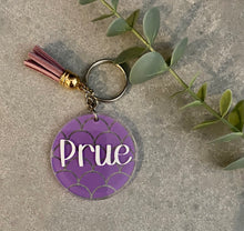 Load image into Gallery viewer, Personalized Acrylic Keychain | Key Ring | Bag Tag | Custom Keychain | Personalized Gift |