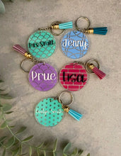 Load image into Gallery viewer, Personalized Acrylic Keychain | Key Ring | Bag Tag | Custom Keychain | Personalized Gift |
