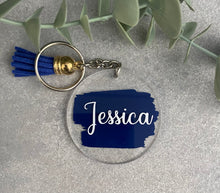 Load image into Gallery viewer, Personalized Acrylic Keychain | Key Ring | Bag Tag | Custom Keychain | Personalized Gift |
