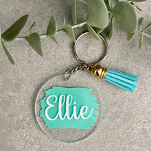 Load image into Gallery viewer, Personalized Acrylic Keychain | Key Ring | Bag Tag | Custom Keychain | Personalized Gift |