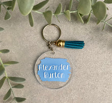 Load image into Gallery viewer, Personalized Acrylic Keychain | Key Ring | Bag Tag | Custom Keychain | Personalized Gift |