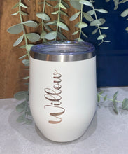 Load image into Gallery viewer, Personalised insulated tumbler| Stainless steel| Wine tumbler| Coffee travel mug| Customised tumbler| Gift| Teacher| Bridesmaid| Mother&#39;s Day
