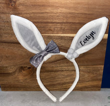 Load image into Gallery viewer, Personalised Easter Bunny Ears| Easter Gift| Easter| Personalised| Easter Headband| Bunny Ears
